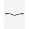 LeMieux Arika Contrast gebogen frontriem - Havanna / zilver