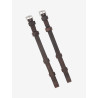 LeMieux platte Hunter-beugels - Havanna / zilver