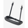 LeMieux Hunter- neusriem, gestikt - Zwart / zilver