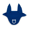 Vliegenmuts van technische stof met GP Equestro-logo - Zee / wit