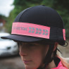Shires Equi-Flector® veiligheidsband voor rijhelm - Felroze