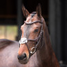 Hoofdstel met Mexicaanse neusriem Elite Shires Velociti Lusso - Havana