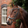 Ergonomisch hoofdstel met Franse neusriem Opus 180M Shires Velociti Lusso - Zwart