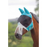 Vliegenmasker met franjes neus Shires FlyGuard Pro - Blauwgroen