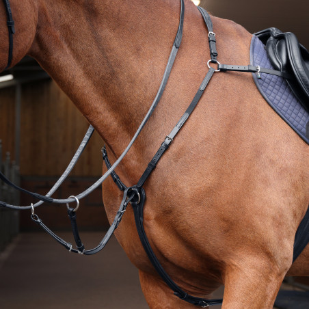 Elastische martingaal Shires Velociti Rapida