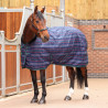 Staldeken Plus 100 Shires Tempest - Marine ruiterrok in ruitpatroon