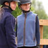 Fleece bodywarmer Core jonge ruiter Shires Aubrion - Blauw