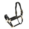 Lorca Shires Velociti Lusso leren halster - Zwart