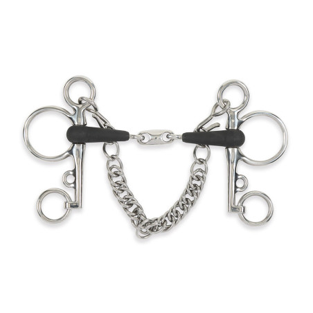 Pelham-bit met dubbele breuk EquiKind+ Shires