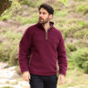 Heren half-zip fleece Shires Aubrion Core - Bordeaux