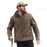 Shires Aubrion Heritage unisex fleece met rits - Donker olijf