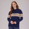 Aubrion Equestrian Shires sweatshirt met knopen - Middernacht / taupe