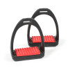 Reflex stijgbeugels Shires Compositi - Rood