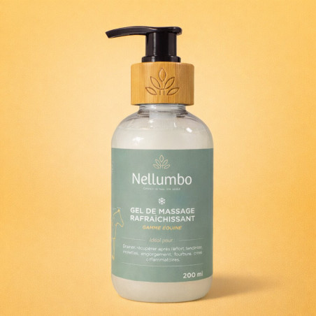 Vernieuwende verkoelende massagegel Nellumbo