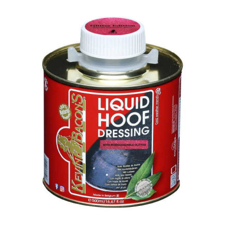 Kevin Bacon's Hoof Dressing Liquid Glitter Roze hoefolie