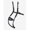 Neusriem LeMieux Arika Adjustable Anatomic - Zwart / zilver