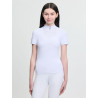 Wedstrijdpolo met korte mouwen Young Rider LeMieux Brilliance Livvy - Wit