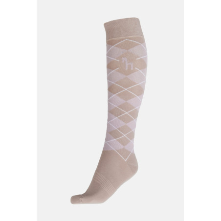Horze Holly ruitersokken met argylemotief