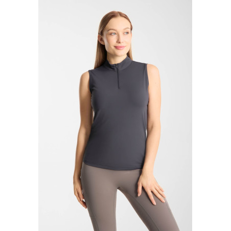 Dames mouwloos Emmie training T-shirt Horze cooling
