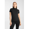 Dames training T-shirt Horze Emmie cooling met korte mouwen - Zwart