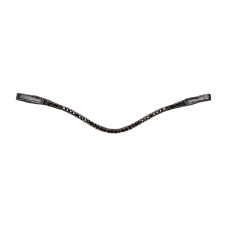Frontal X-Line Waldhausen zwart met strass