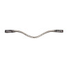 Frontal X-Line Waldhausen zwart met strass - Zilver