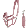 Halter en leadrope Waldhausen Velvet - Oudroze