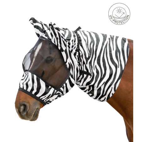 Waldhausen zebra-vliegenmasker