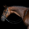 Imperial Riding rubberen teugels met duimmarkering - Zwart
