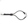 Shires Velociti Gara elastische ringmartingaal-attachment - Zwart