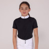 Wedstrijdshirt Optima LX jonge ruiter Shires Aubrion - Zwart