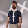 Wedstrijdshirt met rits Optima MX heren Shires Aubrion - Marine