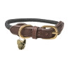Fijne touwhalsband Shires Digby & Fox - Zwart