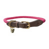 Fijne touwhalsband Shires Digby & Fox - Roze
