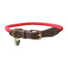 Fijne touwhalsband Shires Digby & Fox - Rood