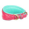 Gewatteerde halsband voor windhond Shires Digby & Fox - Roze