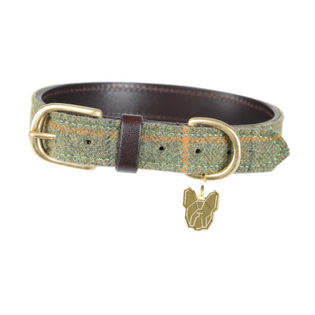 Hondenhalsband in tweed Shires Digby & Fox