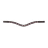 Shires Velociti Gara frontstuk in twee tinten - Bruin / kersrood