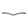 Shires Velociti Gara frontstuk in twee tinten - Zwart / roze