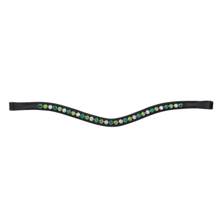 Frontdeel met groene strass Shires Velociti Gara