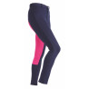 Shires Wessex dames Jodhpurs in twee tinten - Marine / roze
