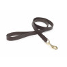 Shires Digby & Fox platte leren hondenriem - Bruin