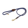 Ronde leren hondenriem Shires Digby & Fox - Marine