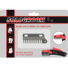 Shires Solocomb vervangmessen - Zilver