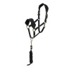 Shires Arma halster en fleece halstertouw - Zwart