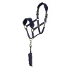 Shires Arma halster en fleece halstertouw - Marine