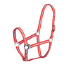 Shires Wessex halster - Rood / zilver