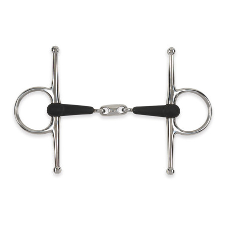 Dubbelgebroken trens met naalden EquiKind+ Shires