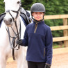 Shires Aubrion Core half-zip fleece voor jonge ruiter - Marine