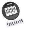 Ronde nummerhouder x4 Shires Velociti - Zwart